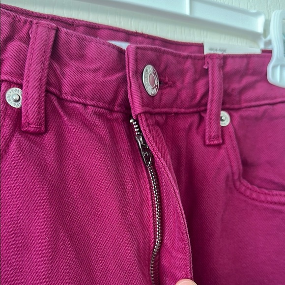Zara Fuchsia High-Waisted Pants - Picture 4 of 10